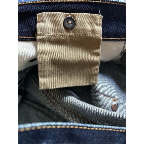 Selvedge Denim Jeans Mens 32X30** Handcrafted Button Fly Dark Wash Whiskered - Picture 9 of 16